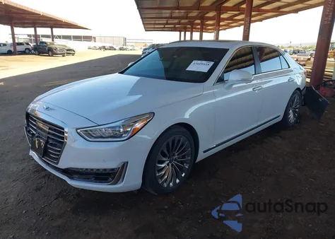 2018 Genesis G90 3.3T Premium из США, поврежденный, VIN KMHG34JA0JU044932